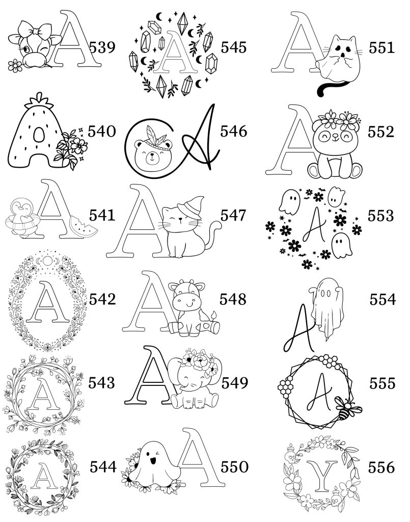 Table des matières modèles initiales