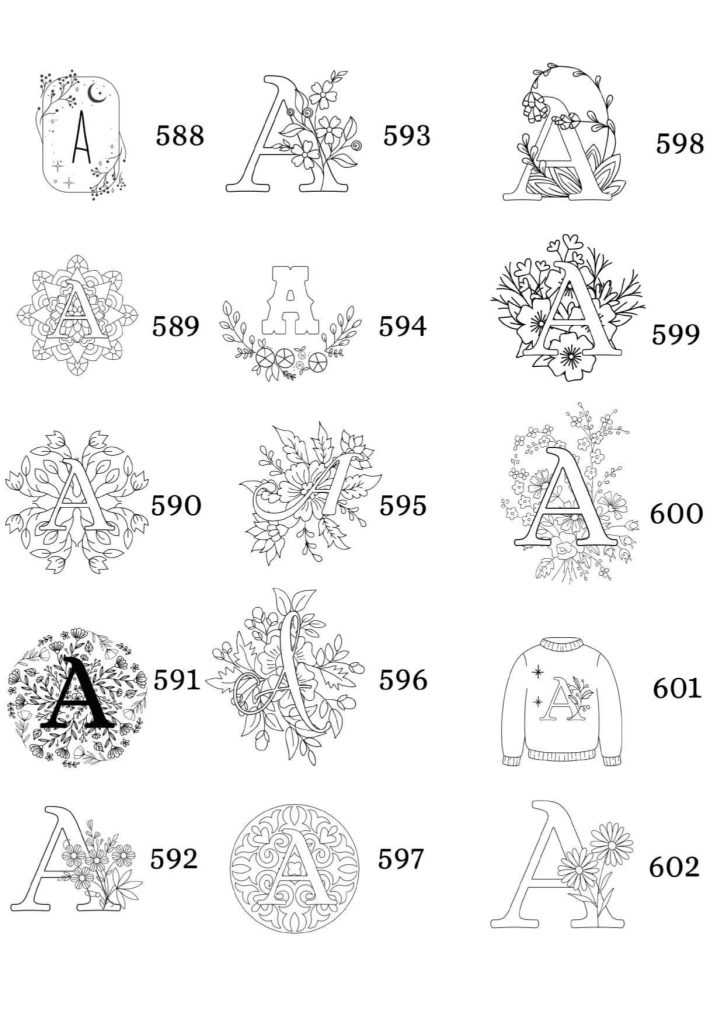 Table des matières modèles initiales