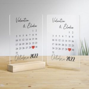 Calendrier personnalisable